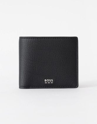 HUGO BOSS Mens BOSS Orange Lewys Mens 8-Card Wallet - Black 001 - Size: ONE size