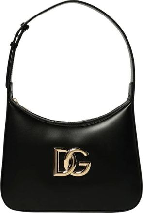 Dolce & Gabbana Tassen, Dames, Zwart, ONE Size, Handle Schoudertas