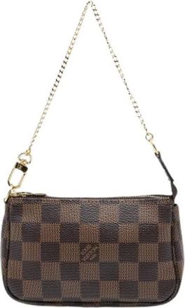 Louis Vuitton Pre-owned Mini Bags, female, Brown, Size: ONE SIZE Pre-owned Mini Pochette Accessoires
