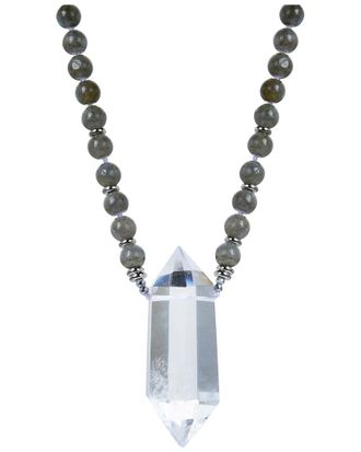 Eyecandy LA Eye Candy La Gemstone Knotted Necklace