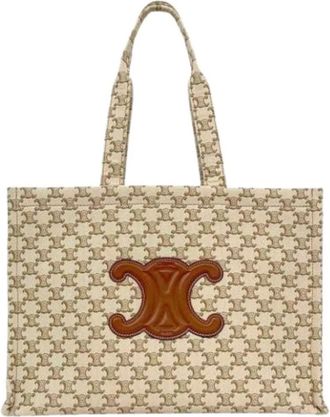 Celine Pre-owned Vintage Tote Bag - Dames - Vintage Shopper - Beige - ONE Size - Vintage