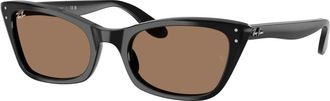 Ray-Ban Lady Burbank Zonnebril - Dames - Zonnebrillen - Zwart - 52 MM - Accessoires