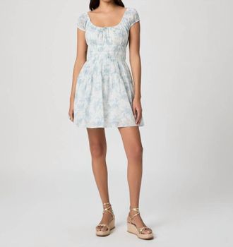 Paige Rosewood Dress In White/surf
