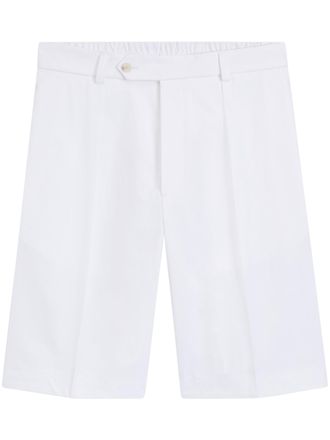 BOSS Knee-Length Tailored Shorts with Single Button Closure