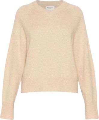Max Mara Truien & Vesten, Dames, Beige, M, Cashmere Truien