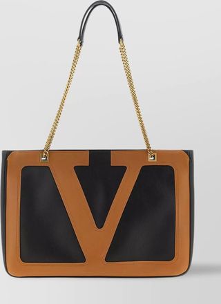 Valentino Garavani viva superstar chain strap shopping bag
