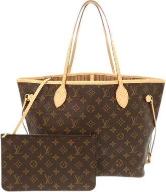 Louis Vuitton Pre-owned Canvas Tote Bag - Dames - Vintage Shopper - Bruin - ONE Size - Vintage