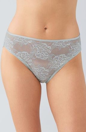 Wacoal Full Bloom High Cut Panties in Belgian Block at Nordstrom, Size Medium