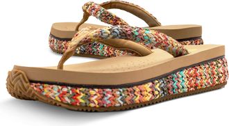 Volatile Womens Palau Wedge Sandal, Bright Multi, 7 UK