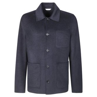 Manuel Ritz Light Jackets, male, Blue, Size: M Giacca Double