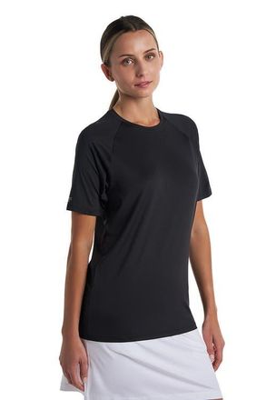 Coolibar Unisex Suntect Shield Shirt Performance Short Sleeve T-Shirt, UPF 50+ Sun Protection in Black at Nordstrom, Size X-Large