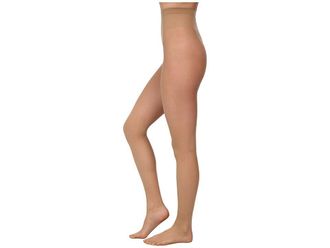 Wolford Individual 10 Control Top Womens Tights Control Top Hose Gobi : XS (411-53 - 99-143 lbs), Cotton/Nylon/Elastane