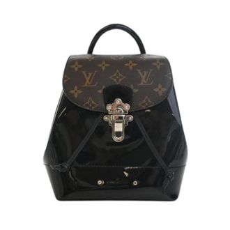 Louis Vuitton Pre-owned Hot Springs Rugzak - Dames - Pre-owned - Zwart - Maat: ONE Size Zijde