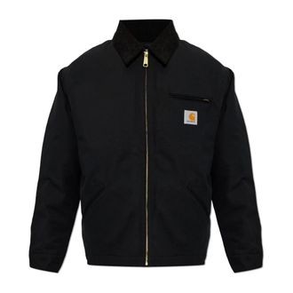 Carhartt Work in Progress Insulated Detroit Jacket - Heren - Jassen - Zwart - Maat: XL Katoen