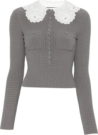 Self Portrait Mujer, Jerseys, Gris, Talla: L
