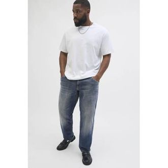 Jack & Jones Plus Size JJIMIKE JJFOX tapered jeans blue denim
