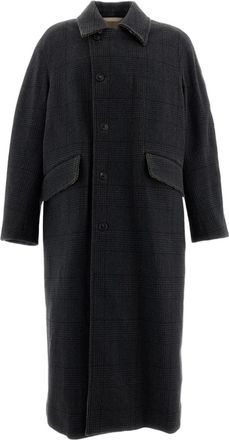 Our Legacy Collapse Check Wool Carcoat