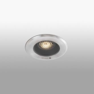 Netlighting Geiser Outdoor LED Recessed Ceiling Light Tiltable 1x GU10 IP67 in Grey