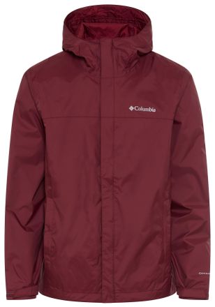 Columbia Regenjacke COLUMBIA WATERTIGHT II JACKET, Herren, Gr. M, rich wine, Web, Obermaterial: 100% Nylon. Futter: 100% Polyester, hoch geschlossener Ausschni