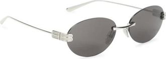 Balenciaga Sunglasses, female, Gray, Size: ONE SIZE Gossip Oval AF Sunglasses