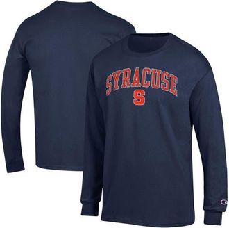 Champion Mens Champion Navy Syracuse Orange Arch Over Logo Long Sleeve T-Shirt at Nordstrom, Size Xx-Large