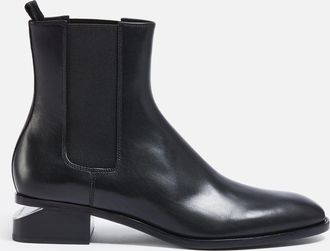 Alexander Wang Alexander Wang Womens Kane 35 Leather Chelsea Boots in Black - Size UK 8