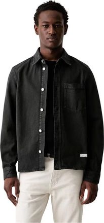 Marc O'Polo Hombre, Camisas, Negro, Talla: M