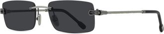 Fred Perry Manille Cable Zonnebril - unisex - Zonnebrillen - Grijs - 55 MM - Accessoires