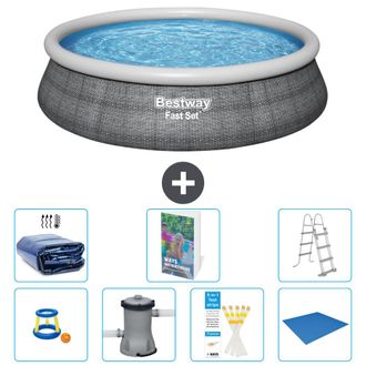 Bestway Piscina Bestway Fast Set Rotonda - 457x107 Cm - 8-pezzi S394