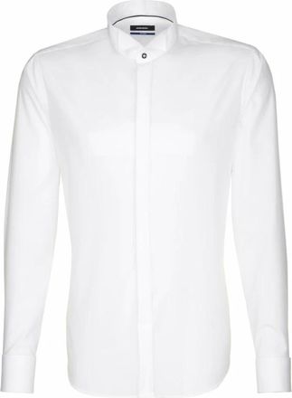 Seidensticker Heren, Overhemden, Wit, Maat: 2XL