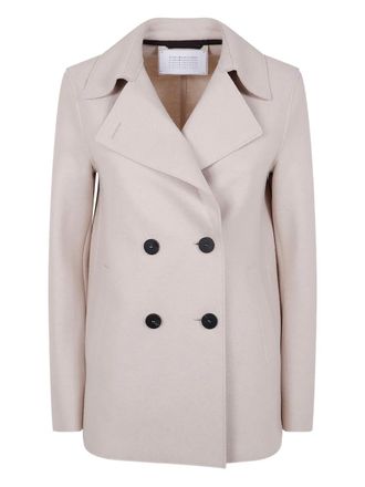 Harris Wharf London double-breasted wool coat - women - Virgin Wool - 44 - Neutrals