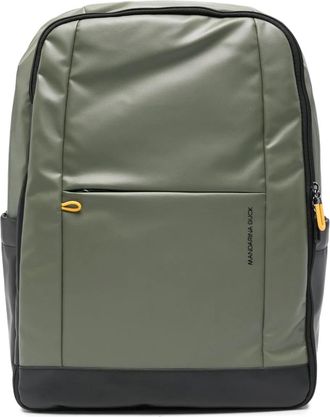 Mandarina Duck logo-print backpack - Green