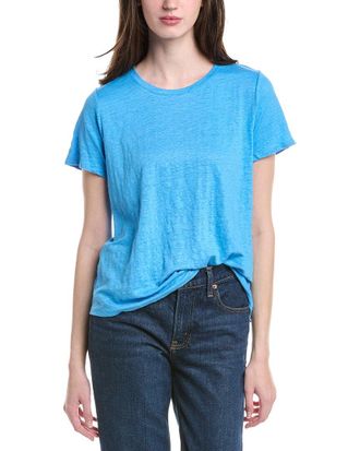 Eileen Fisher Crewneck Linen T-Shirt