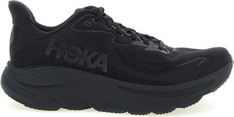 Hoka One One Black Clifton-10 Sneakers