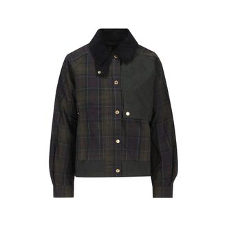 Barbour Truro Tartan-print Corduroy-collar Jacket