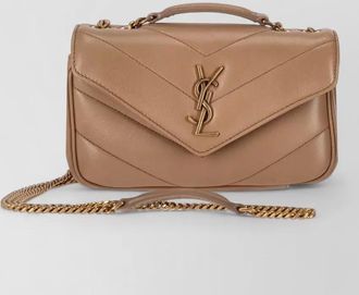 Saint Laurent lou lou mini leather shoulder bag