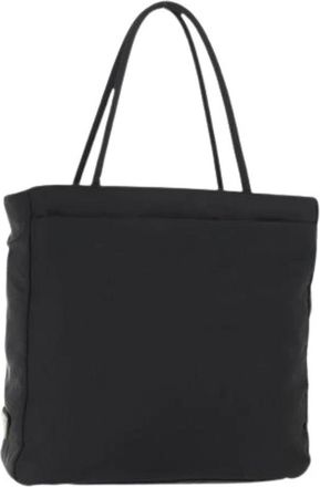 Prada Pre-owned Nylon Tote Bag - Dames - Vintage Shopper - Zwart - ONE Size - Nylon - Vintage