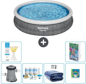 Bestway Piscina Bestway Fast Set Redonda - 366x76 Cm - 7-piezas S282