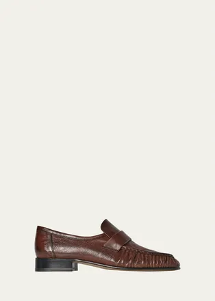 The Row Soft Leather Loafers