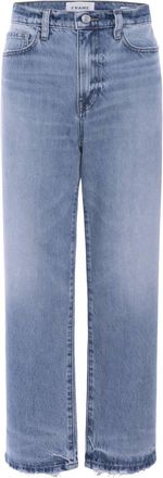 Frame Denim Womens Le Jane Crop Straight Jeans In Rhode Grind