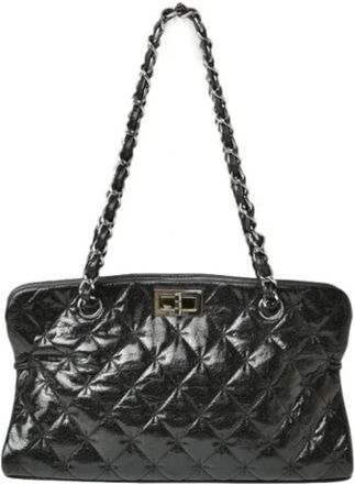 Chanel Pre-owned Leather totes - Dames - Vintage Shopper - Zwart - ONE Size - Vintage