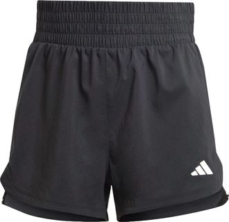 adidas (WMNS) adidas Pacer Training 3-Stripes Woven High-Rise Shorts Asia Sizing Black White IT7760