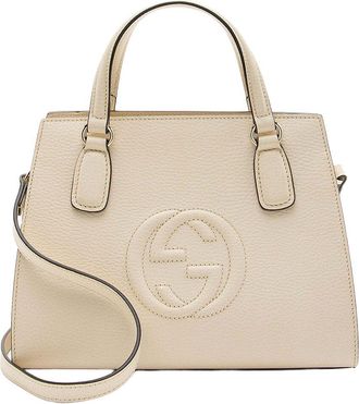 Gucci White Leather Soho Small Satchel (Authentic Pre-Loved)