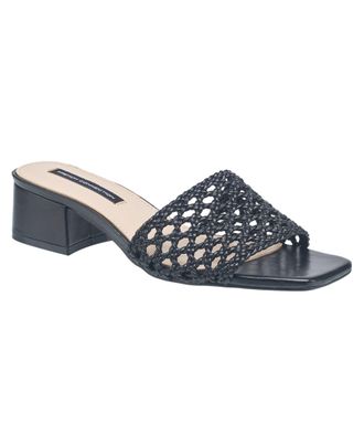 French Connection Womens Waves Woven Mule