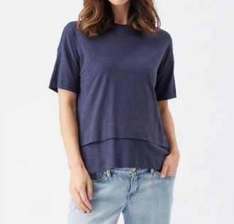 Ripe Claud Nursing Tee In Indigo