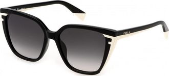 Furla Womens SFU782 55 0700 Sunglasses - Black - One Size