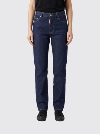 Dsquared2 Jeans straight Dsquared2 in denim di cotone