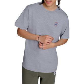 Converse Chuck Taylor All Star Red Patch T-Shirt in Vintage Grey Heather at Nordstrom, Size X-Large