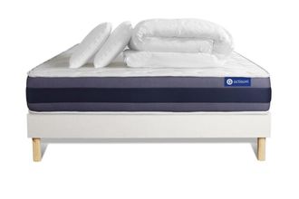Actisom Pack colch&oacute;n blanco espuma viscoel&aacute;stica 140 x 190