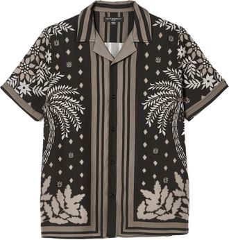 Cult of Individuality CUBAN SHORT SLEEVE WOVEN SHIRT